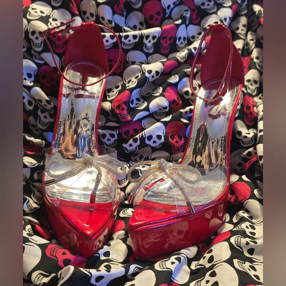No Reservation Needed Platform Heels